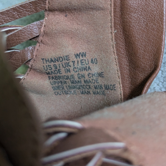 Just Fab Faux Leather Strappy Heels - Picture 5 of 5